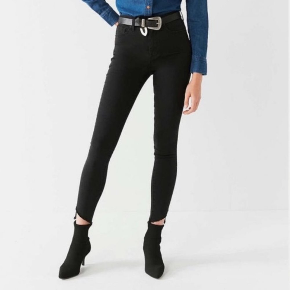 High Waisted BDG black jeans